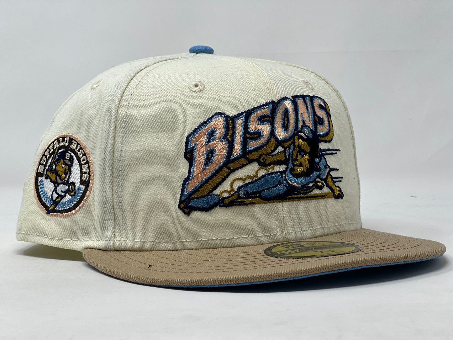 Buffalo Bisons Icy Brim New Era Fitted Hat