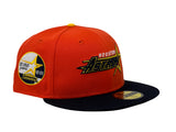 Houston Astros 35th Anniversary Navy Blue Orange New Era Fitted Hat