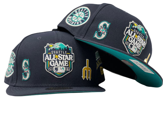 Seattle  Mariners 2023 All Star Game Multi Patch Fitted Hats