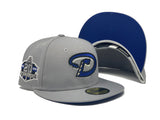 ARIZONA DIAMONDBACKS 20TH ANNIVERSARY LIGHT GRAY ROYAL BLUE BRIM NEW ERA HAT