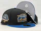 Houston Astros 45th anniversary gray brim new era fitted hat to Match Air Jordan 3 Wizards