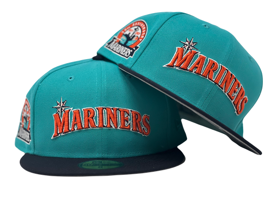 Seattle Mariners 30th Anniversary Gray Brim New Era Fitted Hats