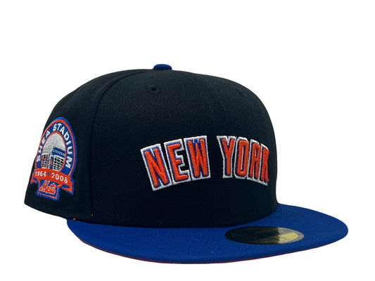 New York Mets 1964-2003 Shea Stadium Orange Brim 59Fifty New Era Fitted Hat