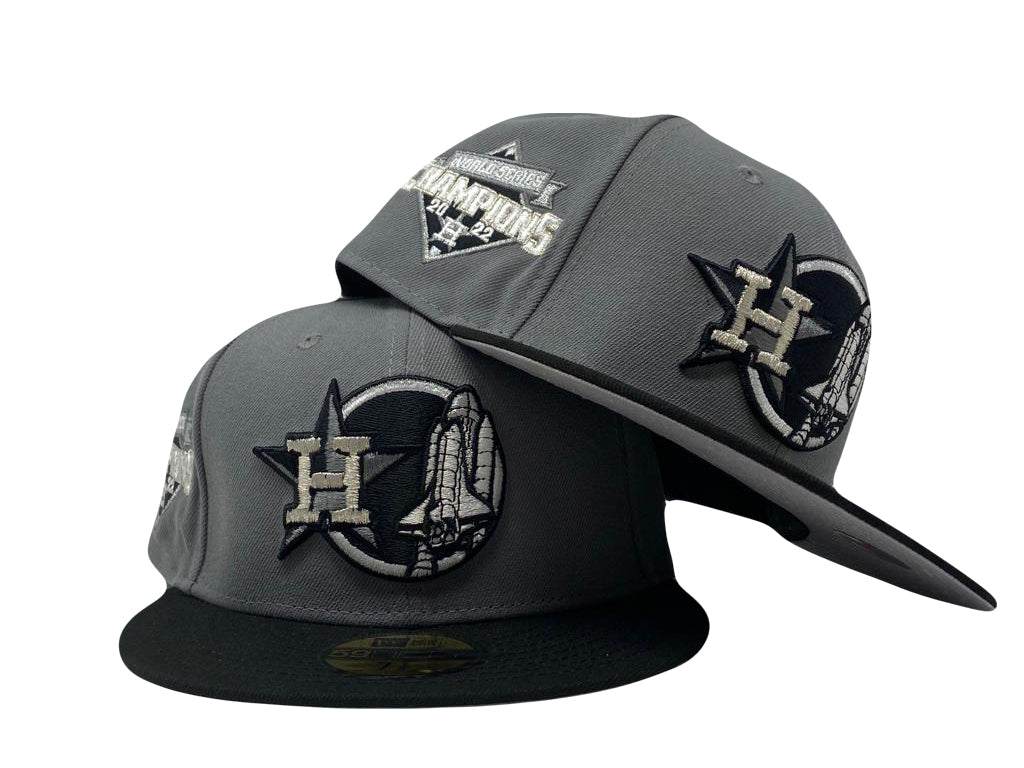 Storm Gray Houston Astros Real Tree Brim New Era Custom Fitted 