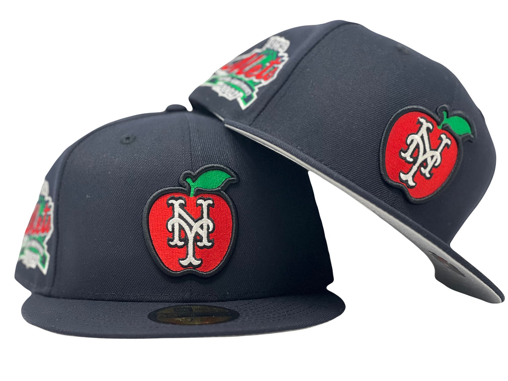 New York Mets 40th Anniversary Gray Brim New Era Fitted Hat