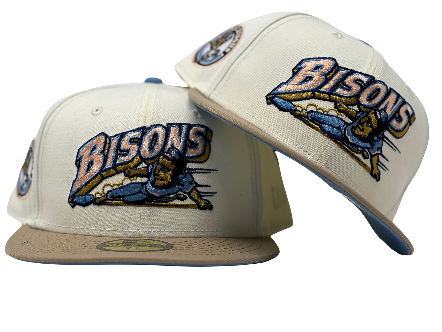 Buffalo Bisons Icy Brim New Era Fitted Hat