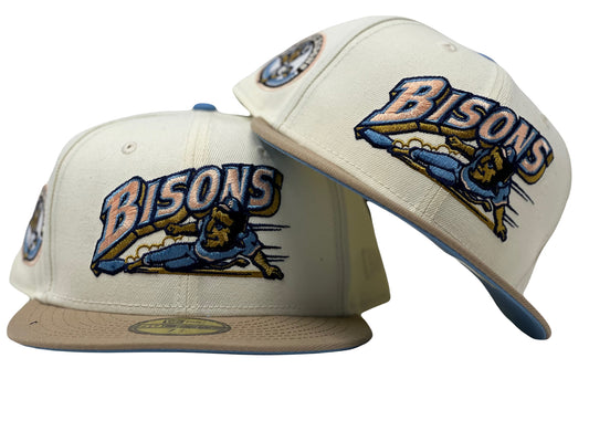 Buffalo Bisons Icy Brim New Era Fitted Hat