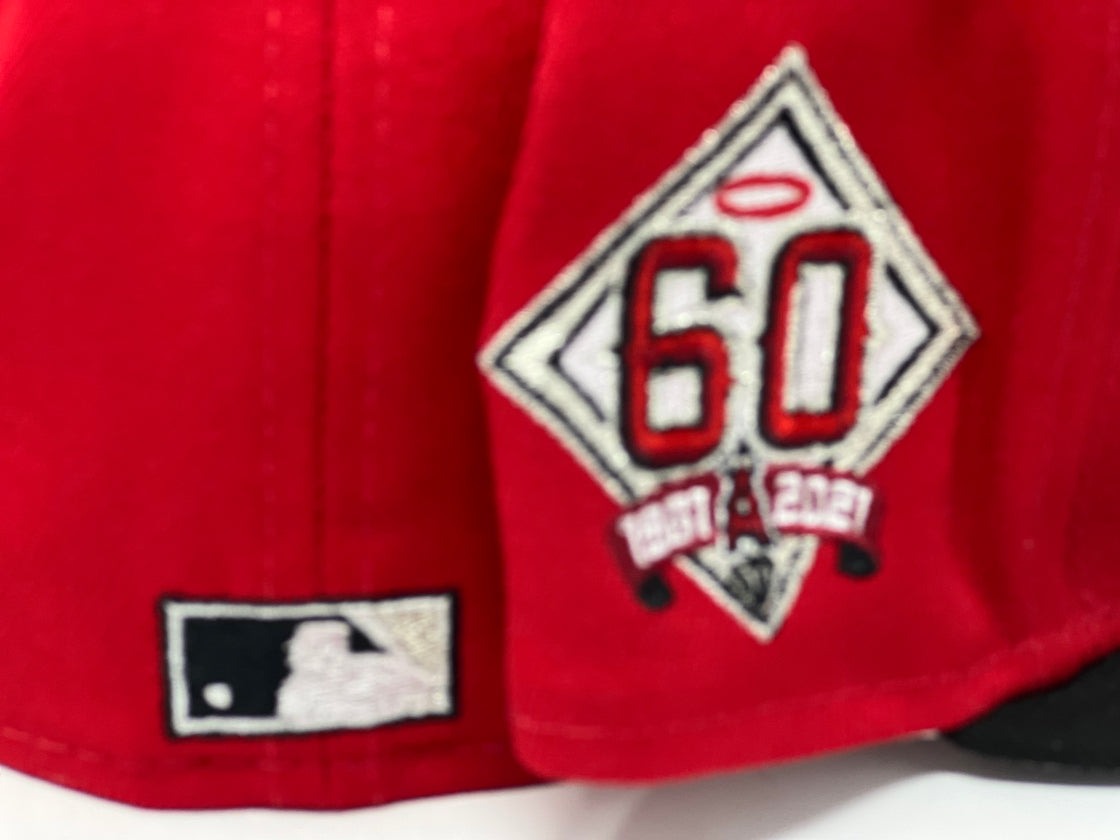 LOS ANGELES ANGELS 60TH ANNIVERSARY NEW ERA FITTED HAT