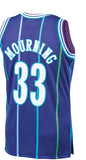 Charlotte Hornets Alternate 1994-95 Alonzo Mourning Mitchell and Ness Swingman Jersey