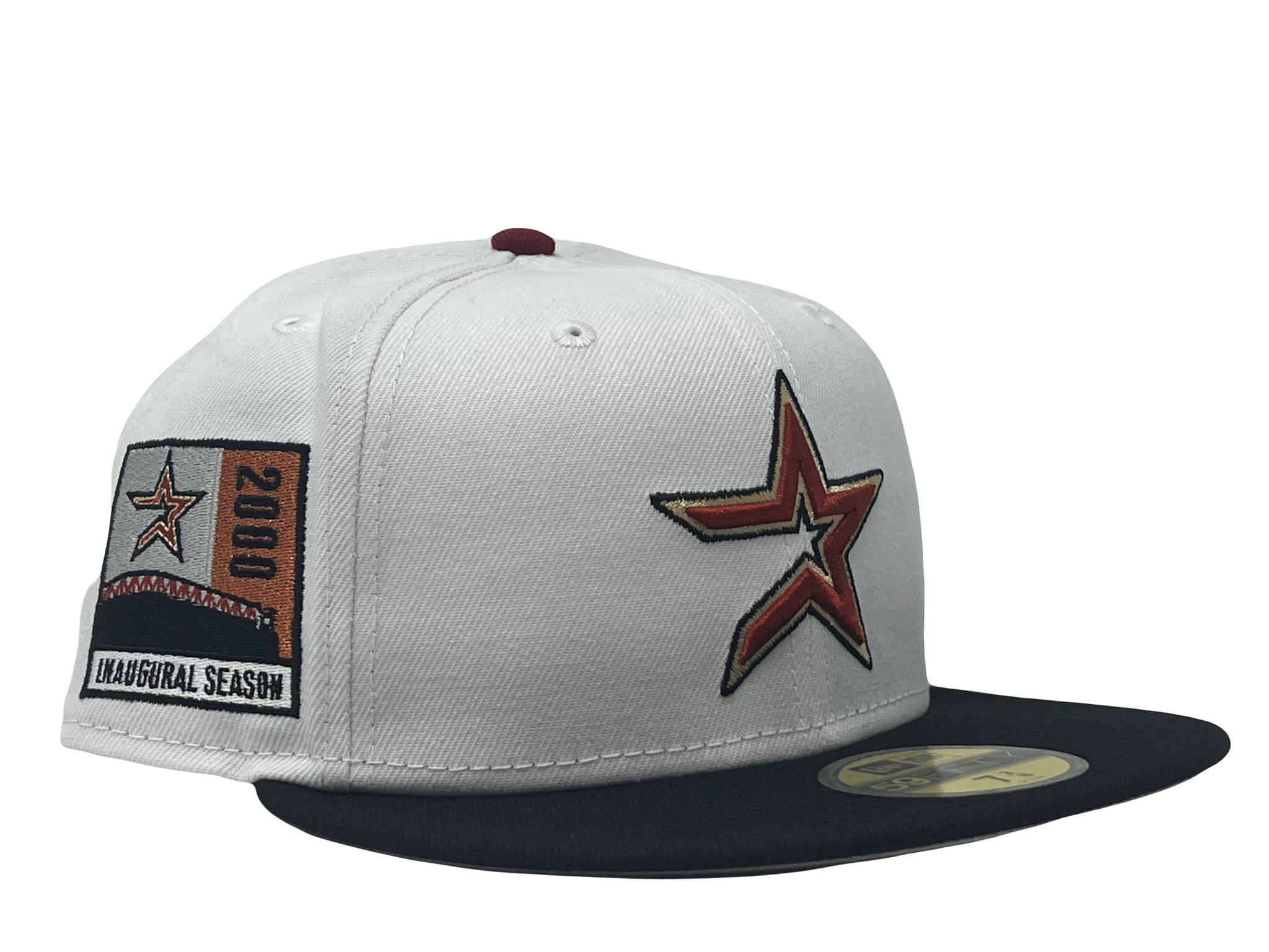 Houston Astros Black Mitchell & Ness Team Classic Snapback Hat