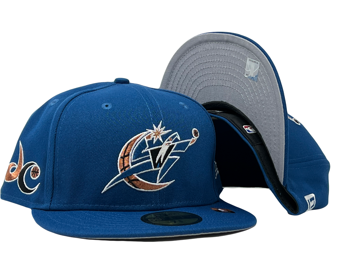 WASHINGTON WIZARDS GRAY BRIM NEW ERA FITTED HAT TO MATCH NEW AIR JORDAN 3