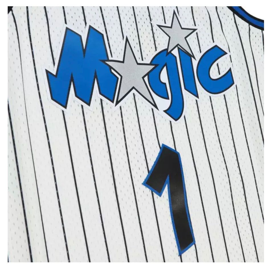 ORLANDO MAGIC PENNY HARDAWAY CREAM MITCHELL AND NESS JERSEY