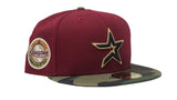 Houston Astros Brick Red Camouflage New Era Fitted Hat