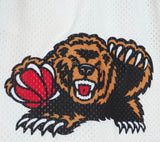 Vancouver Grizzlies 1998 Mitchell and Ness Cream Swingman HWC Basketball Shorts