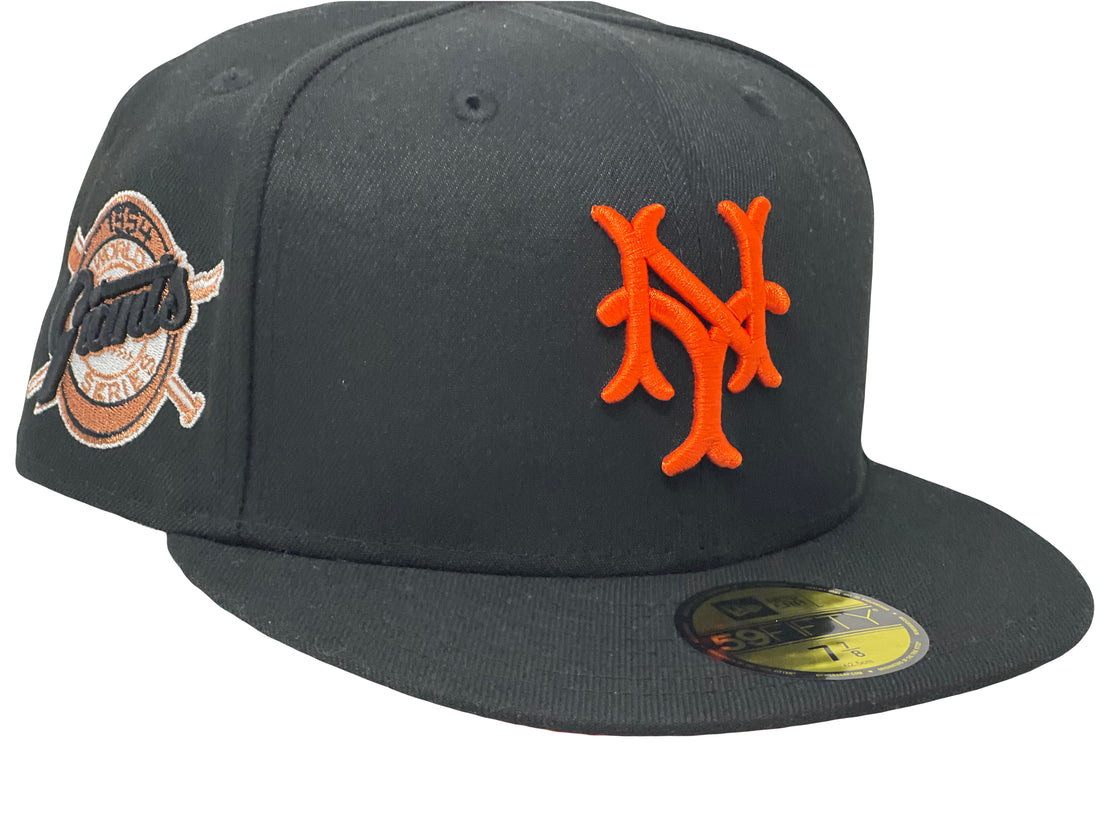 New York Giants 1954 World Series Orange Brim New Era Fitted Hat