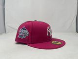 New York Yankees 1999 World Series Hot Pink New Era Fitted Hat