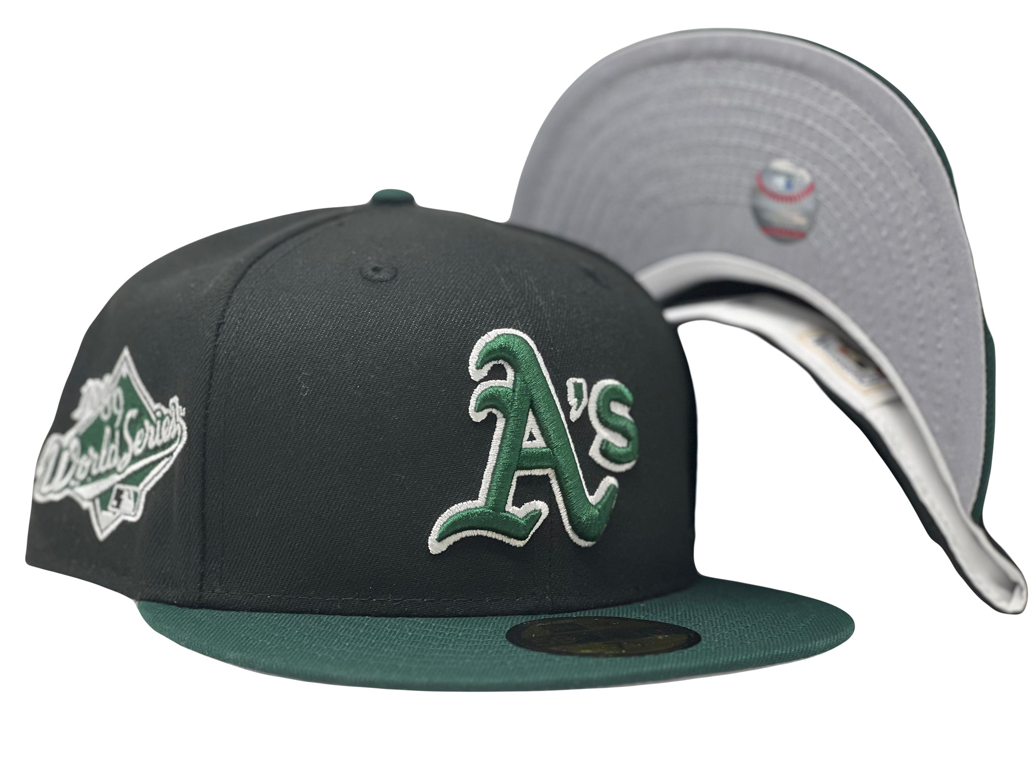 Oakland Athletics 1989 World Series New Era 59Fifty Fitted Hat (Chrome –  ECAPCITY