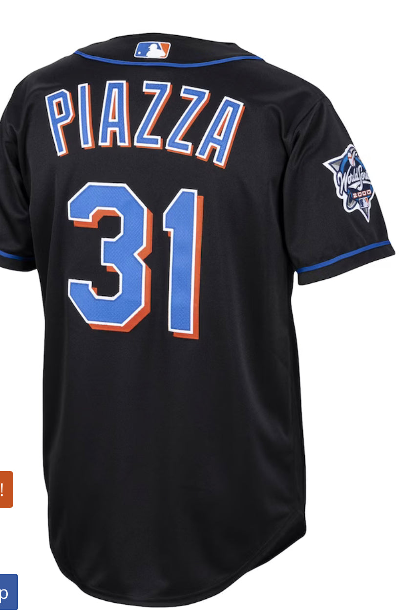New York Mets 2000 Mike Piazza Authentic Mitchell and Ness Jersey