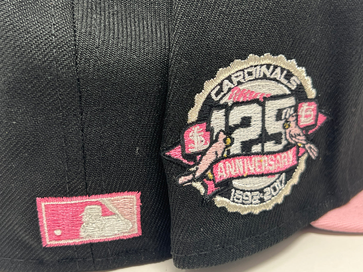 St. Louis Cardinals 125th Anniversary Gray Brim New Era Fitted Hat