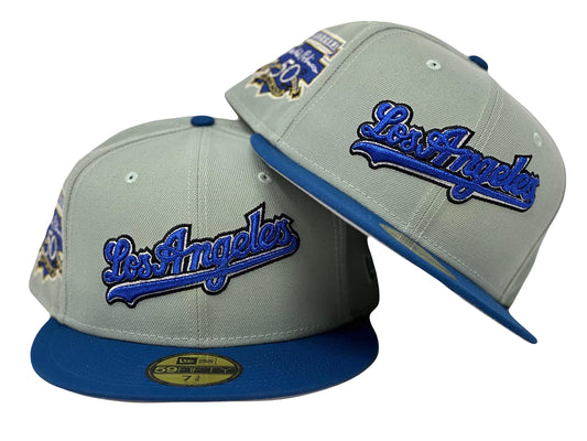 Northeastern Green LA Dodgers Jackie Robinson New Era Fitted Hat