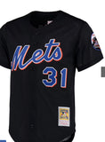 New York Mets Mike Piazza 2000 Button Front Mitchell and Ness Jersey