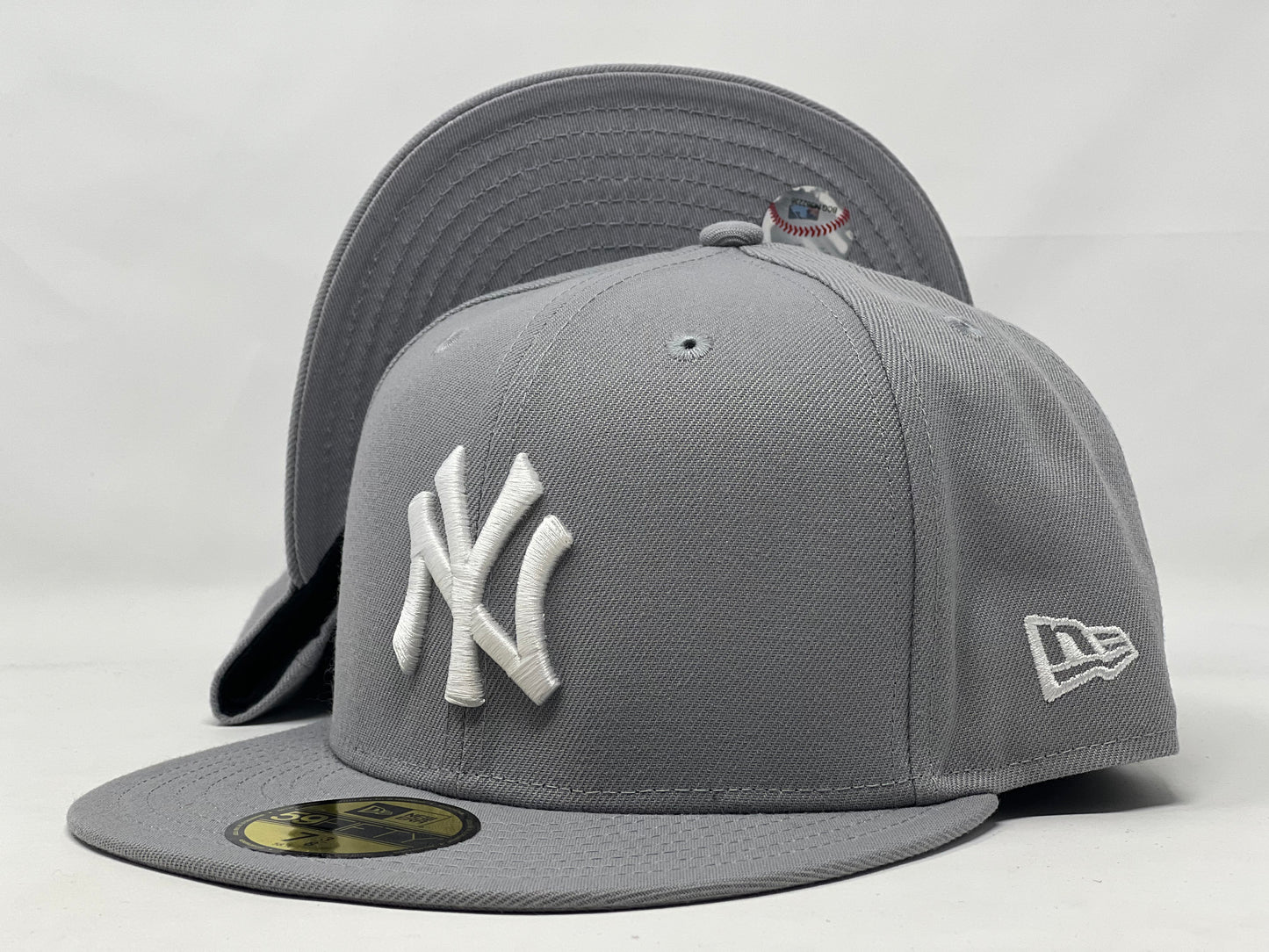 New York Yankees Light Gray New Era Fitted Hat