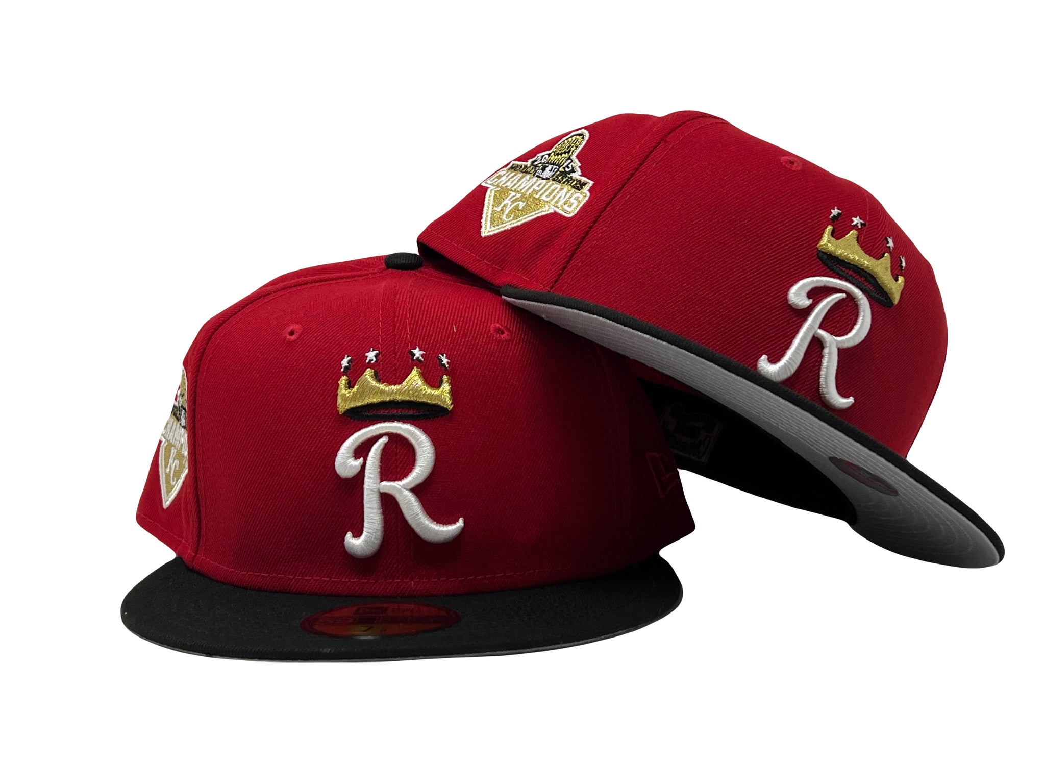 New Era Black Kansas City Royals Team Logo 59FIFTY Fitted Hat