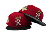 Kansas City Royals 2015 World Series Champions Red Black New Era Fitted Hat