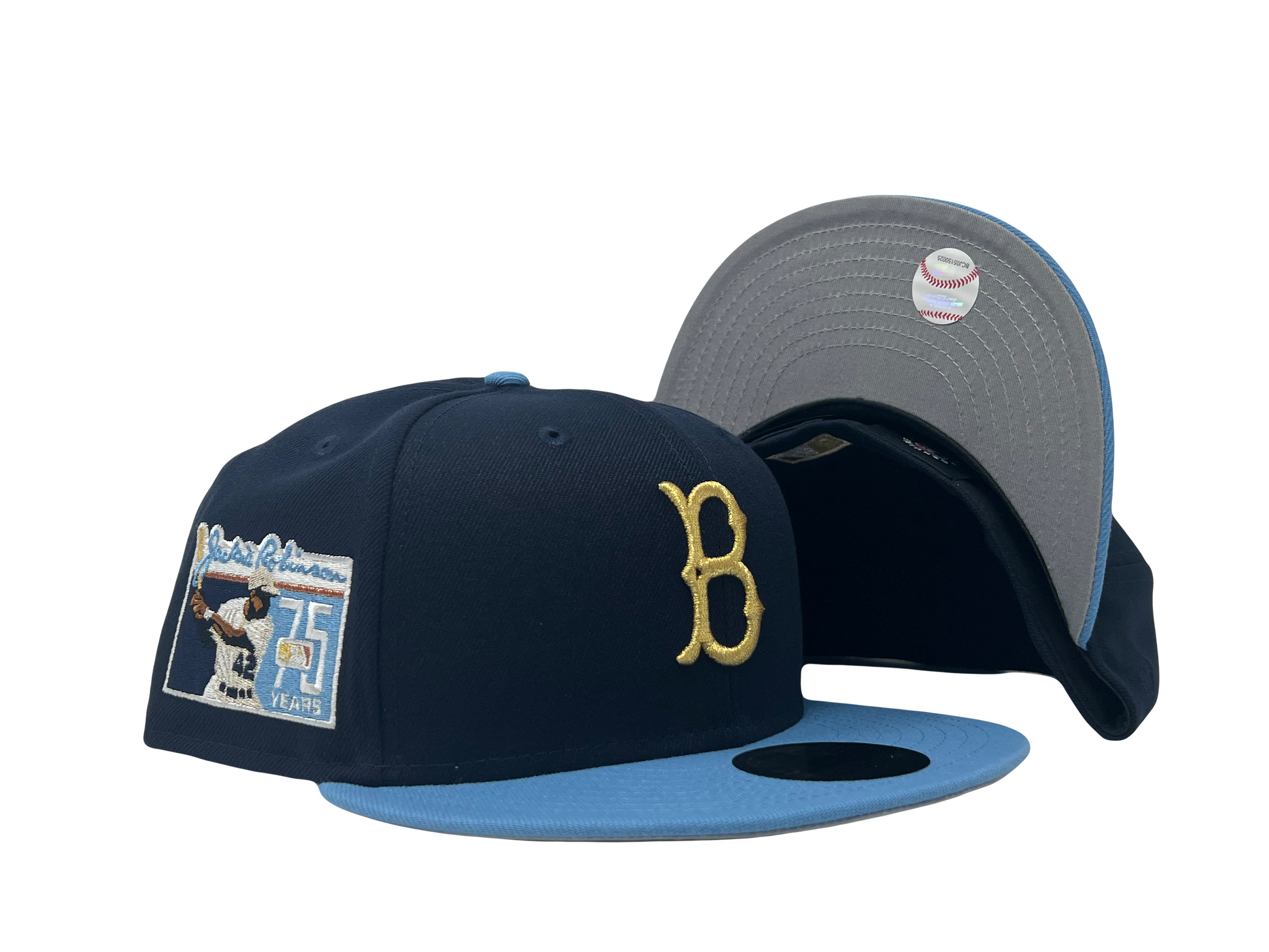 Brooklyn Dodgers Jackie Robinson 75th Anniversary New Era Fitted Hat