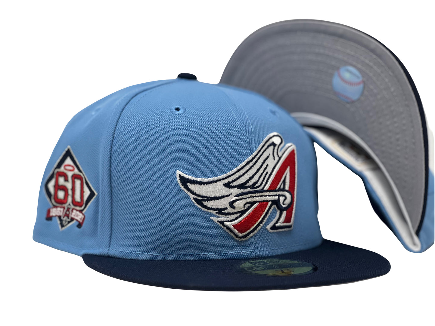 Los Angeles Angels 60th Anniversary 59Fifty New Era Fitted Hat