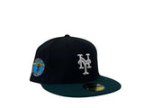 New York Mets Dept. Of Sanitation Black Icy Brim New Era Fitted Hat
