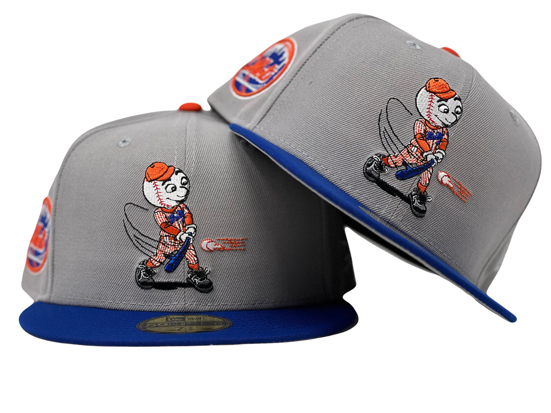 NEW YORK METS SWINGING MR. METS MAN NEW ERA FITTED HAT