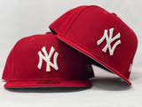 NEW YORK YANKEES RED NEW ERA FITTED HAT