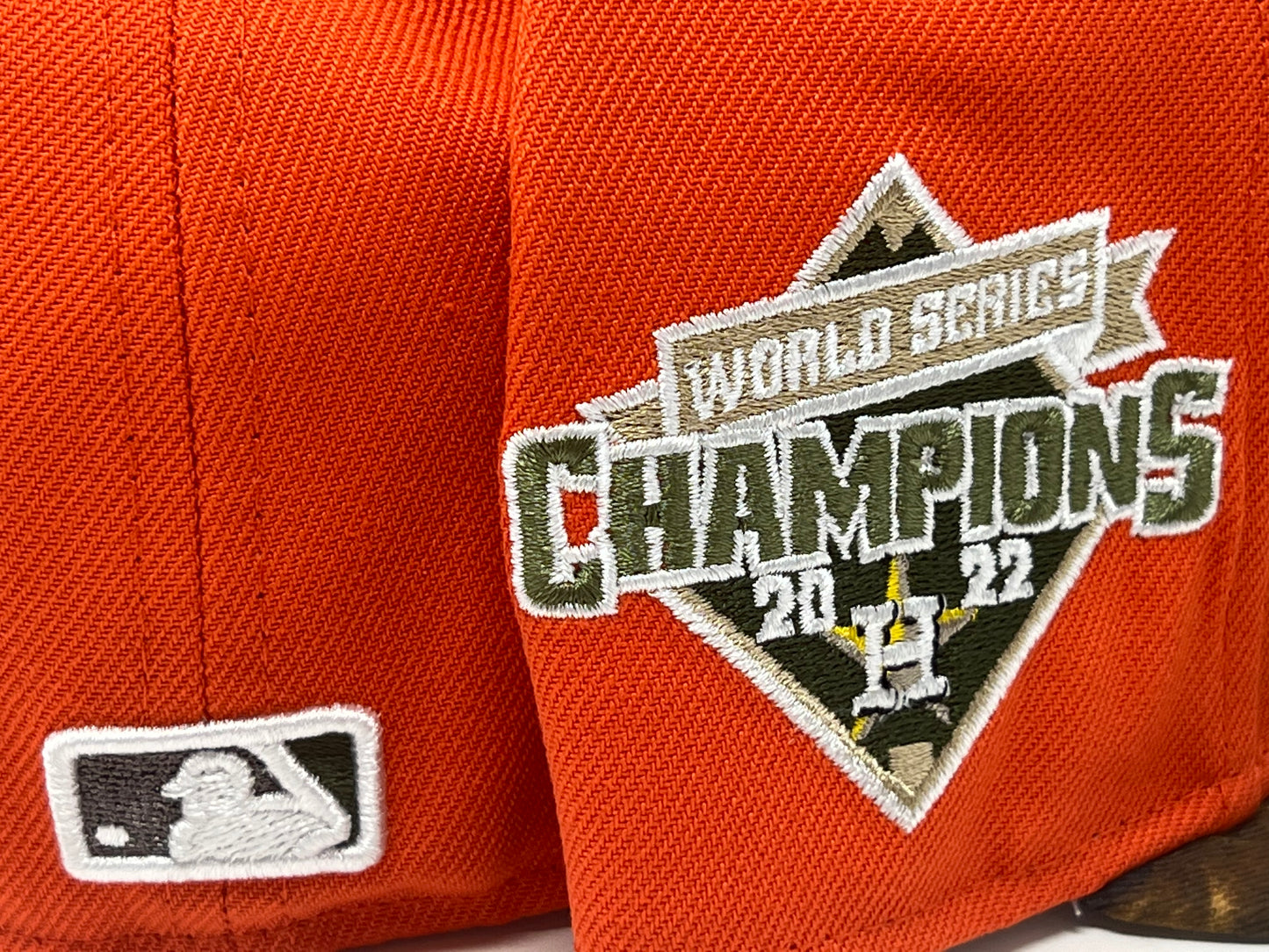 Houston Astros 2022 World Series Champions Orange/Real Tree Visor New Era Fitted Hat