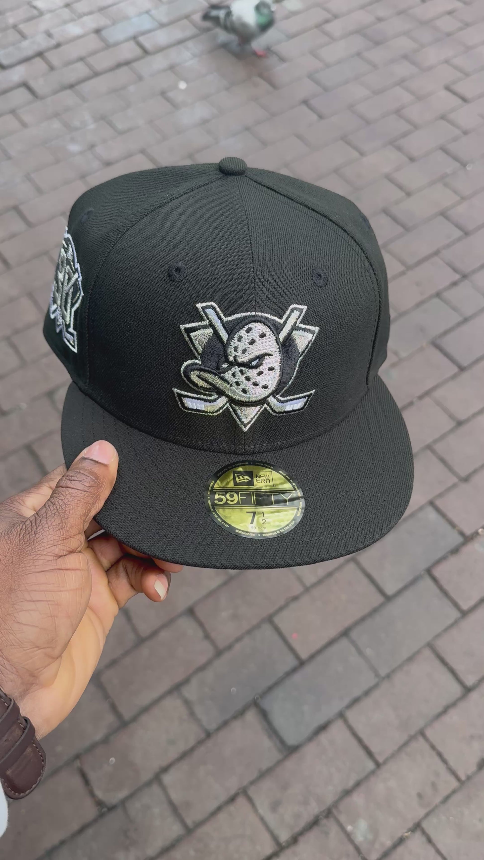 Anaheim Ducks 30th Anniversary 59FIFTY New Era Fitted Hats Black