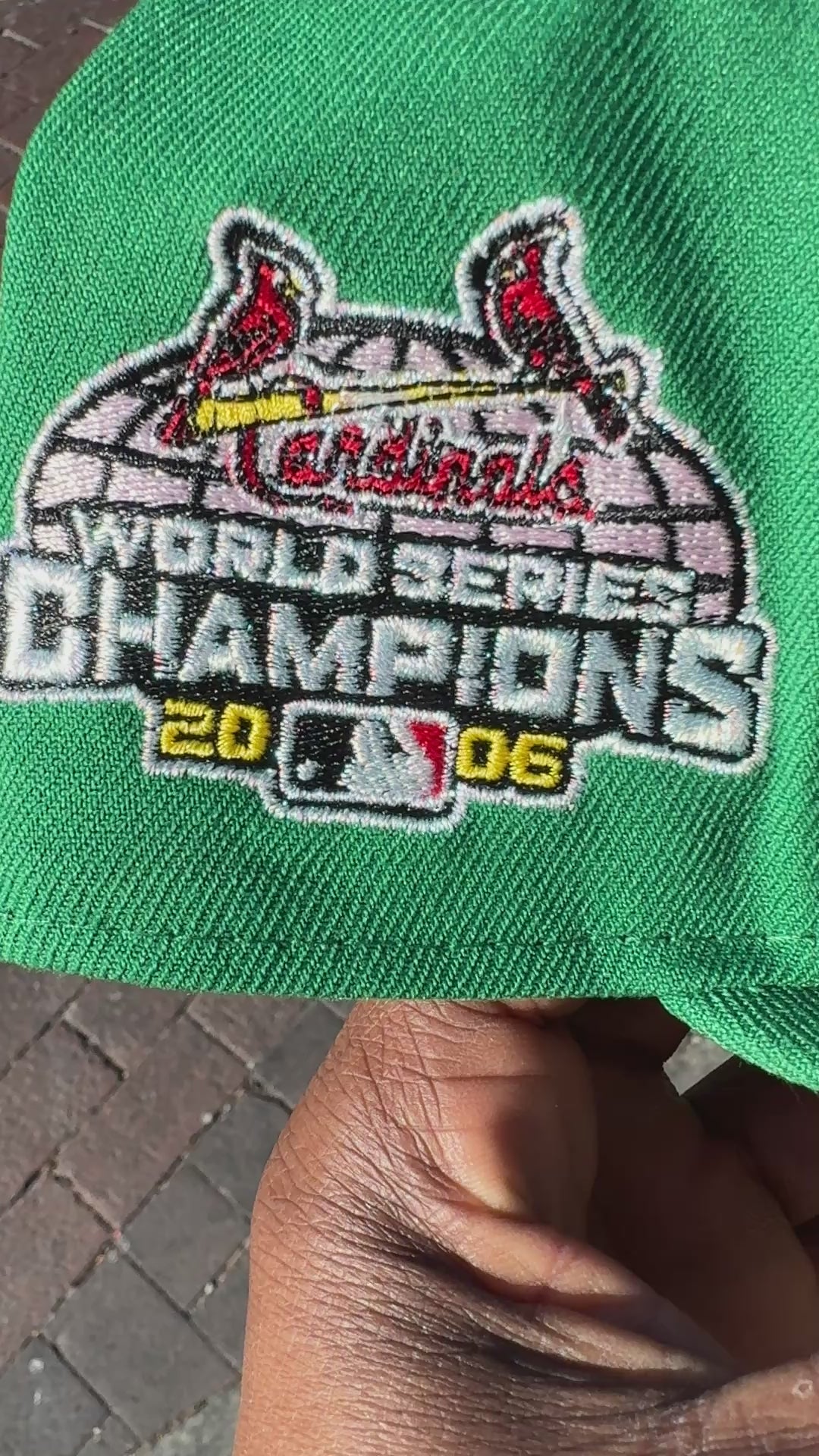 St. Louis Cardinals 2006 World series Champions Fitted Hat