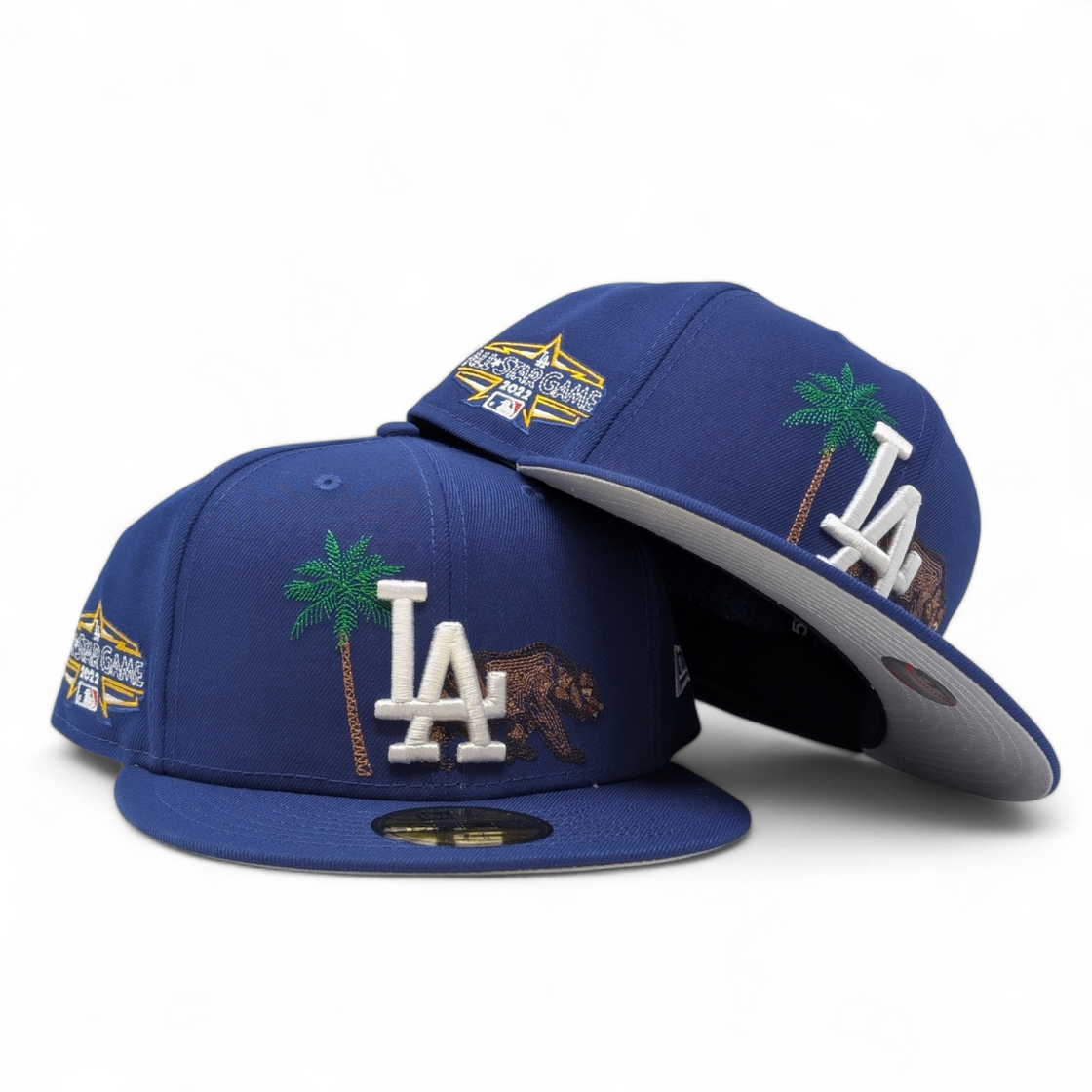 Los Angeles Dodgers 2022 All Star Game State Stitch Fitted Hats