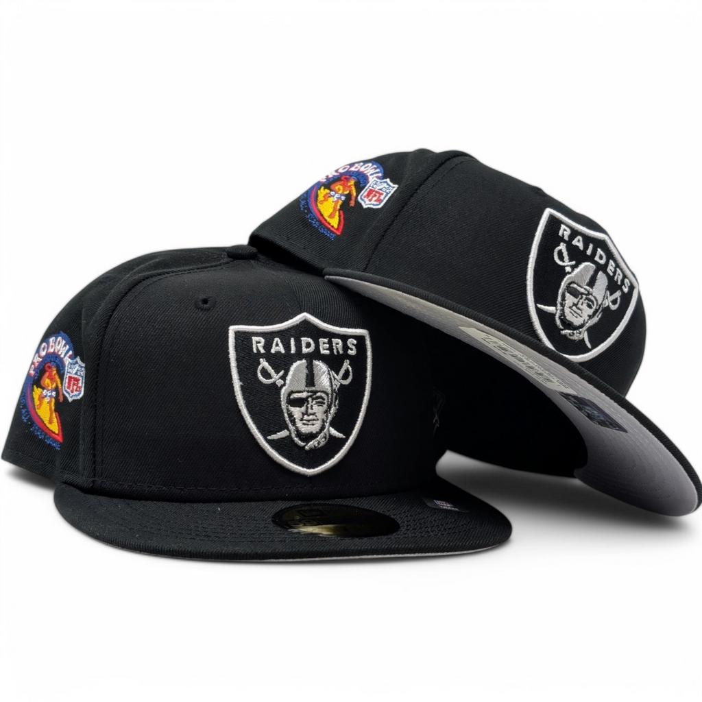 Las Vegas Raiders 2001 Pro Bowl 59Fifty Fitted Hats-Black