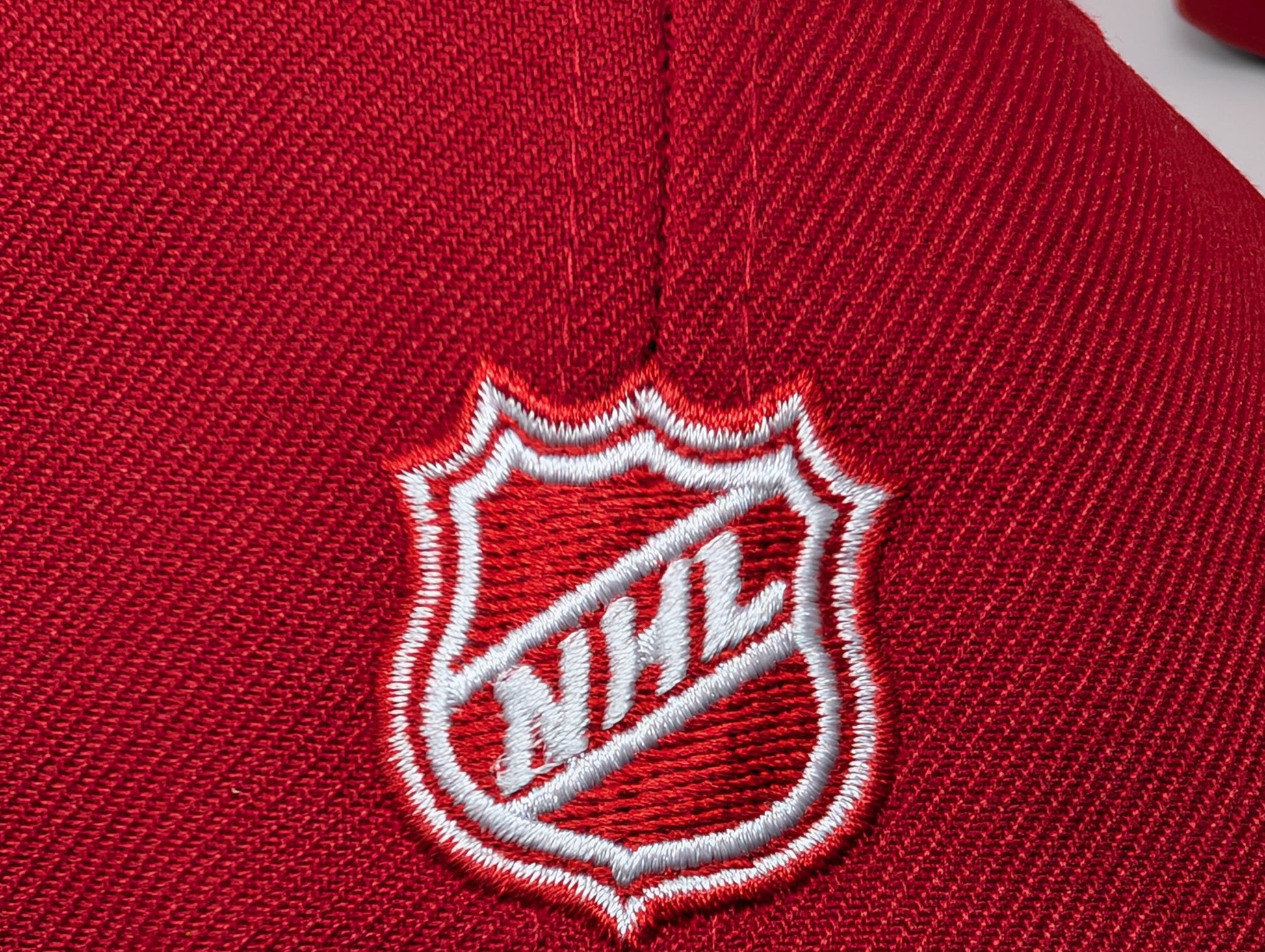 Red Detroit Redwings 50th Anniversary 59Fifty NHL New Era Fitted Hats