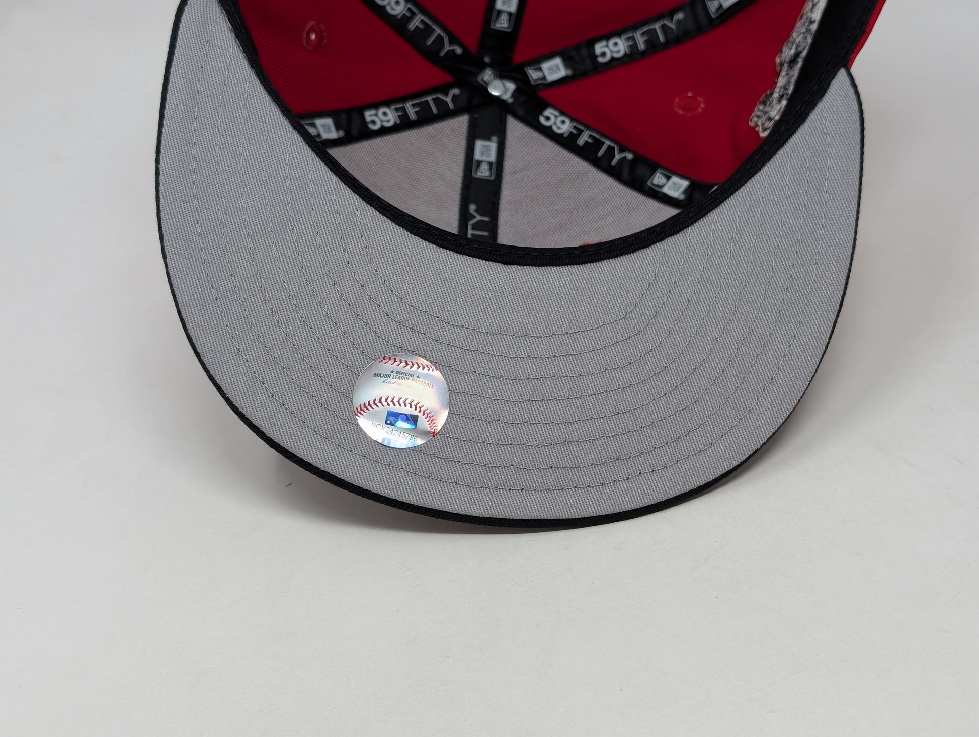 St. Louis Cardinals 2006 World Series Champions New Era Fitted Hats-Red black