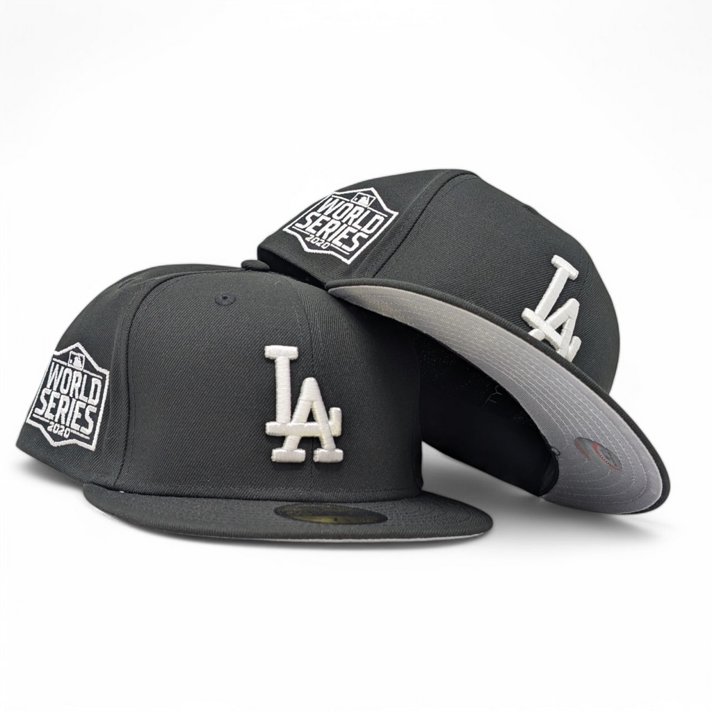 Los Angeles Dodgers 2020 World Series Black 59Fifty New Era Fitted Hats