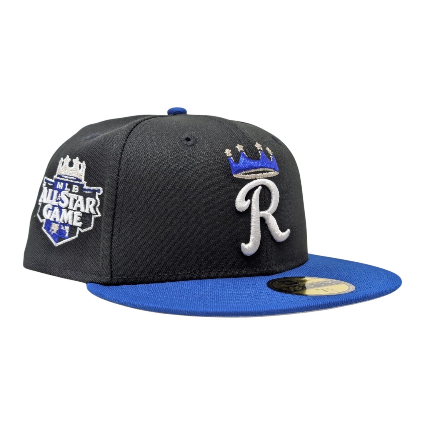 Kansas City Royal 2012 All Star Game New Era Fitted Hats-Black Royal
