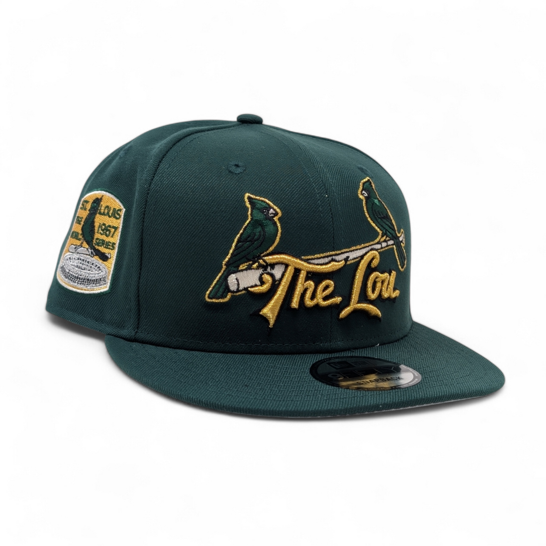 St. Louis Cardinals 1967 World Series Dark Green City Connect Snapback Hats