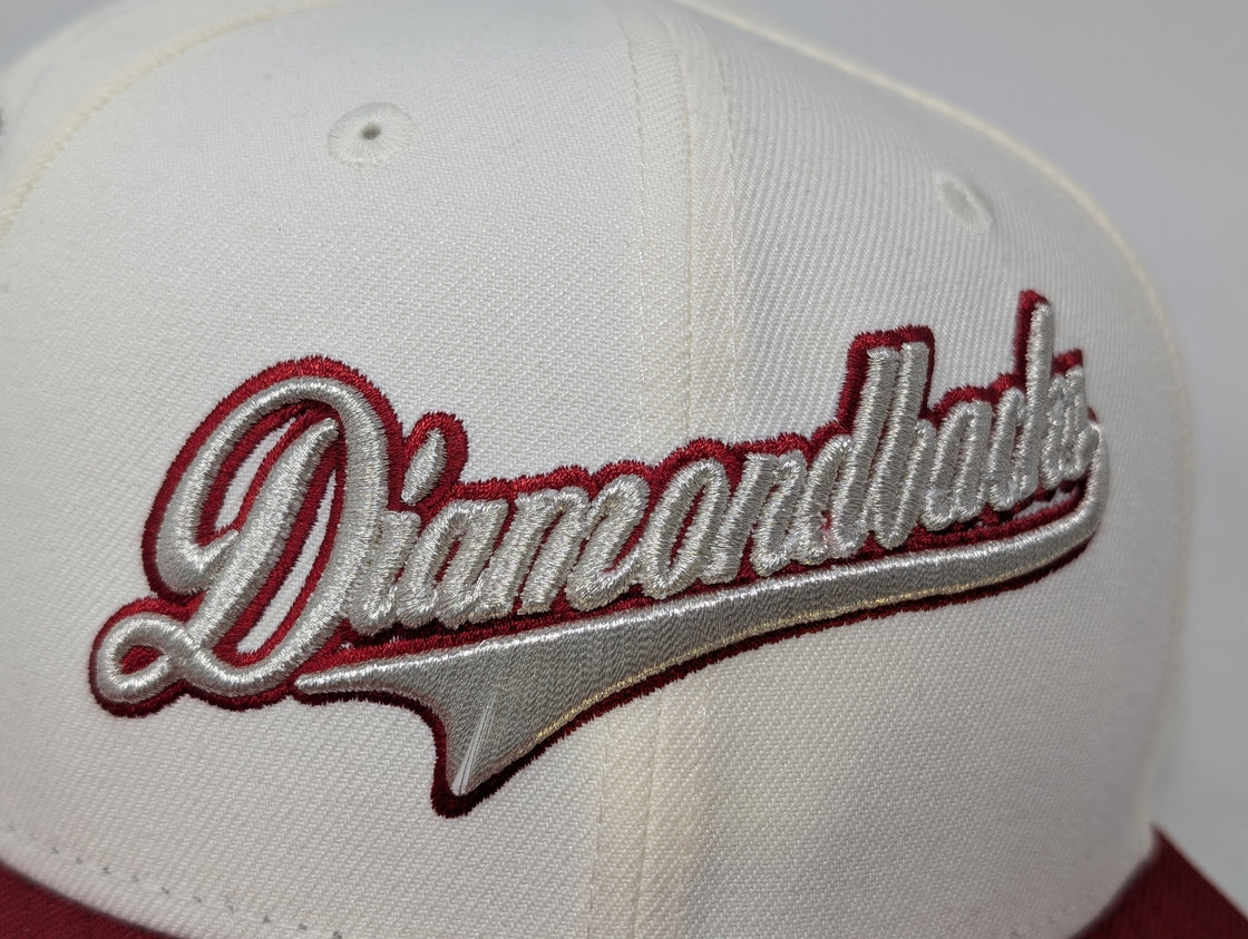 Arizona Diamondbacks 1998 Inaugural Season Pink Brim Fitted Hats