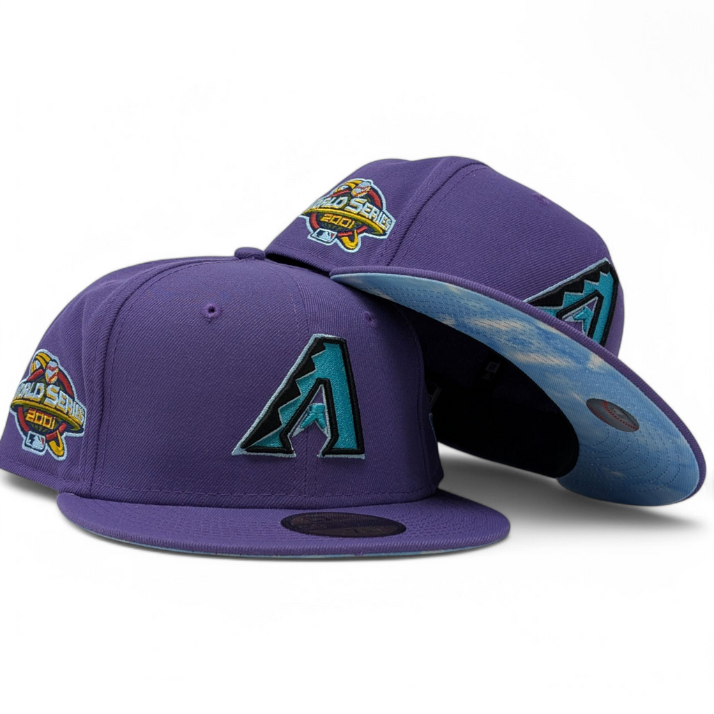 Arizona Diamondbacks 2001 World Series Champions Cloud Brim Fitted Hats