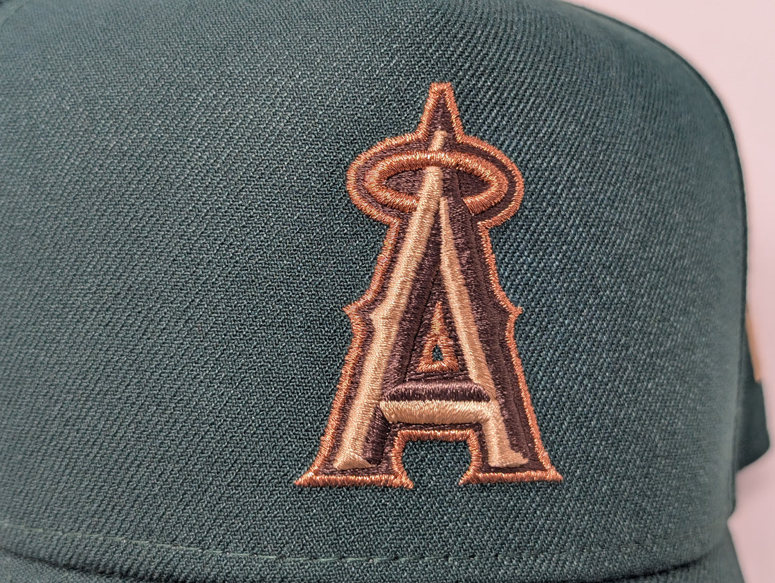 Los Angeles Angels 50th Anniversary Dark Green 9Forty A-Frame Snapback Hats