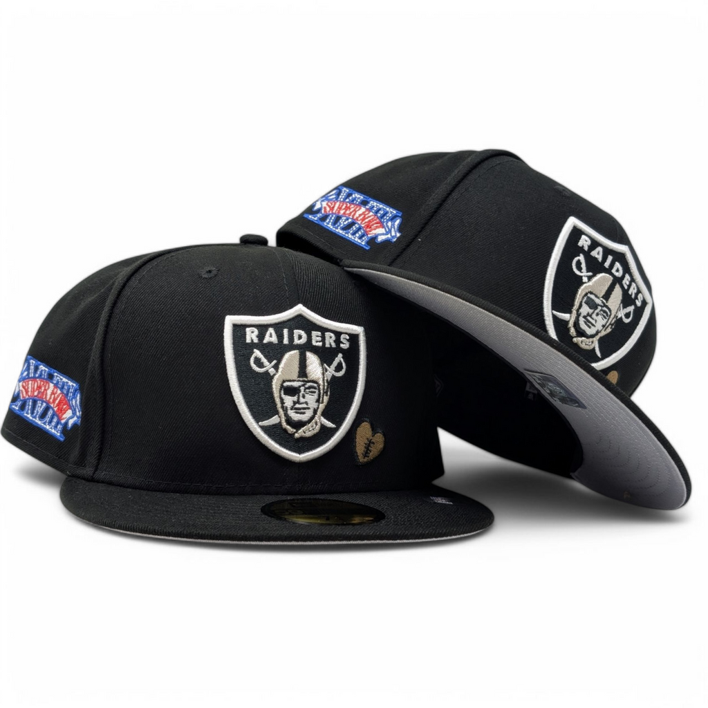 Las Vegas Raiders 1984 Super Bowl 59Fifty Fitted Hats-Black