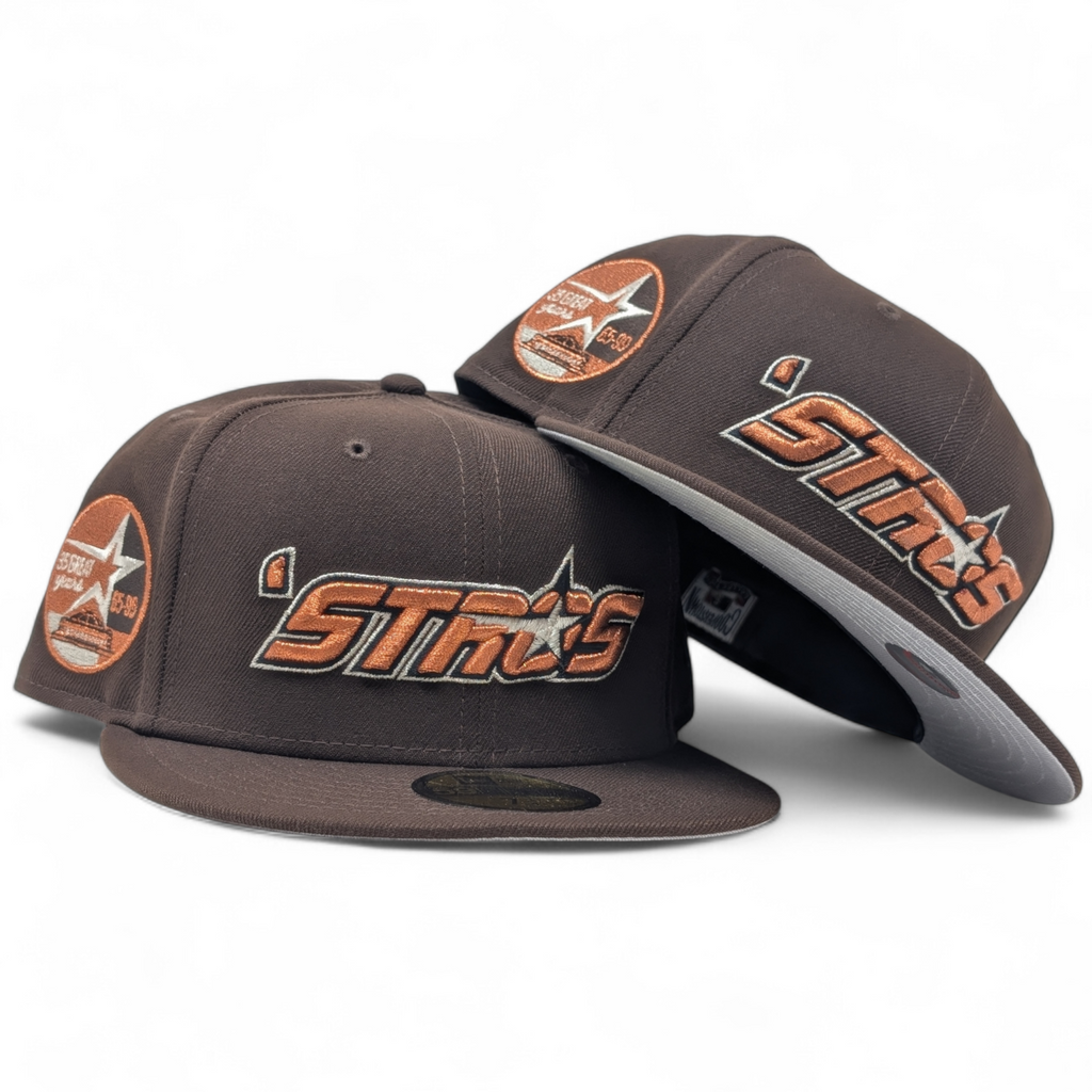 Houston Astros 35th Anniversary Dark Brown Fitted Hats
