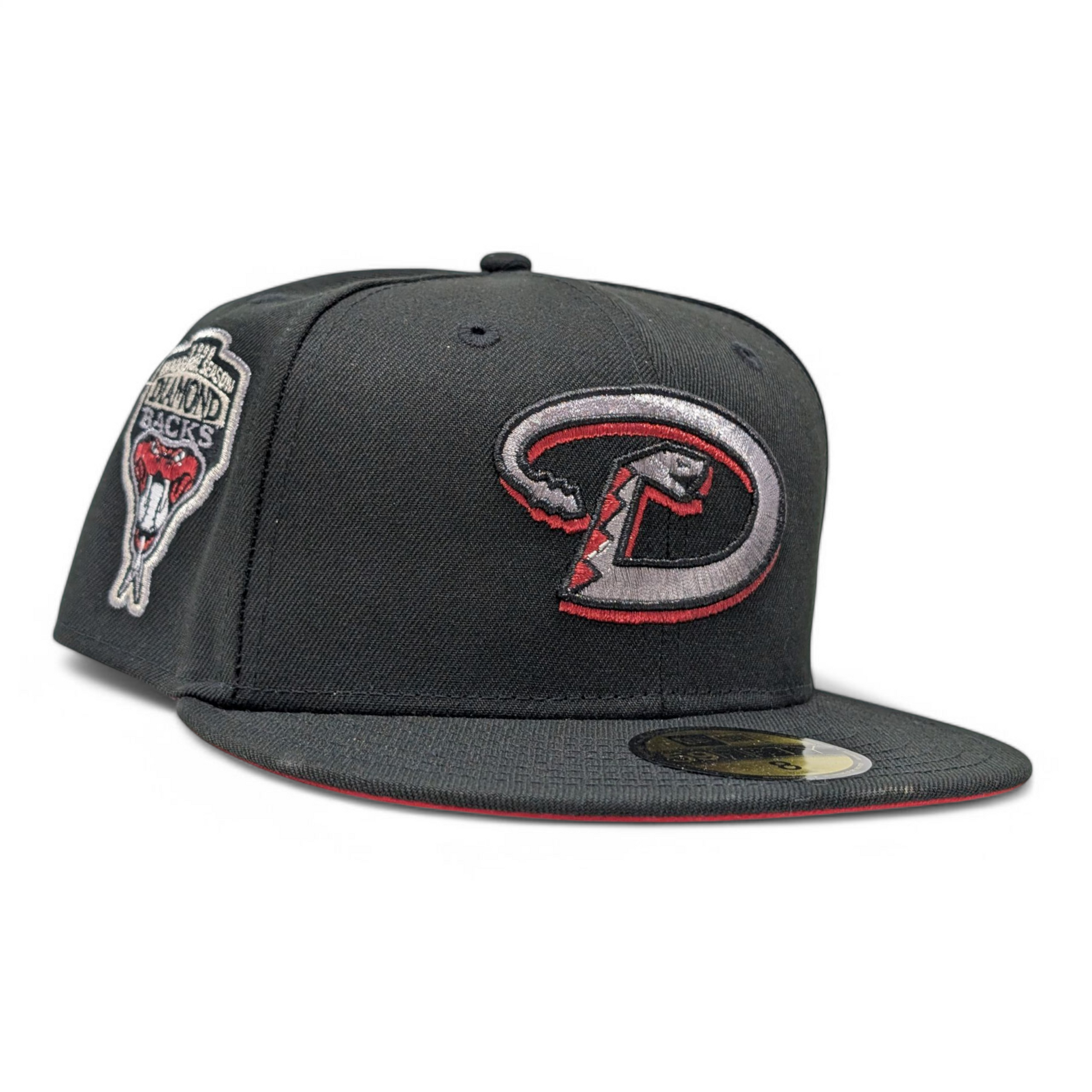 Arizona Diamondbacks 1998 Season "Cherry Pack" Red Brim Fitted Hats