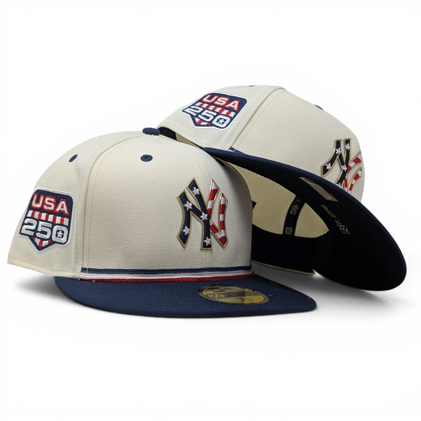 New York Yankees 2026 JULY 4TH STARS N STRIPES Fitted Hat